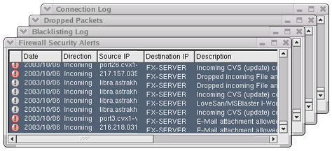 InJoy Firewall - Log Monitors